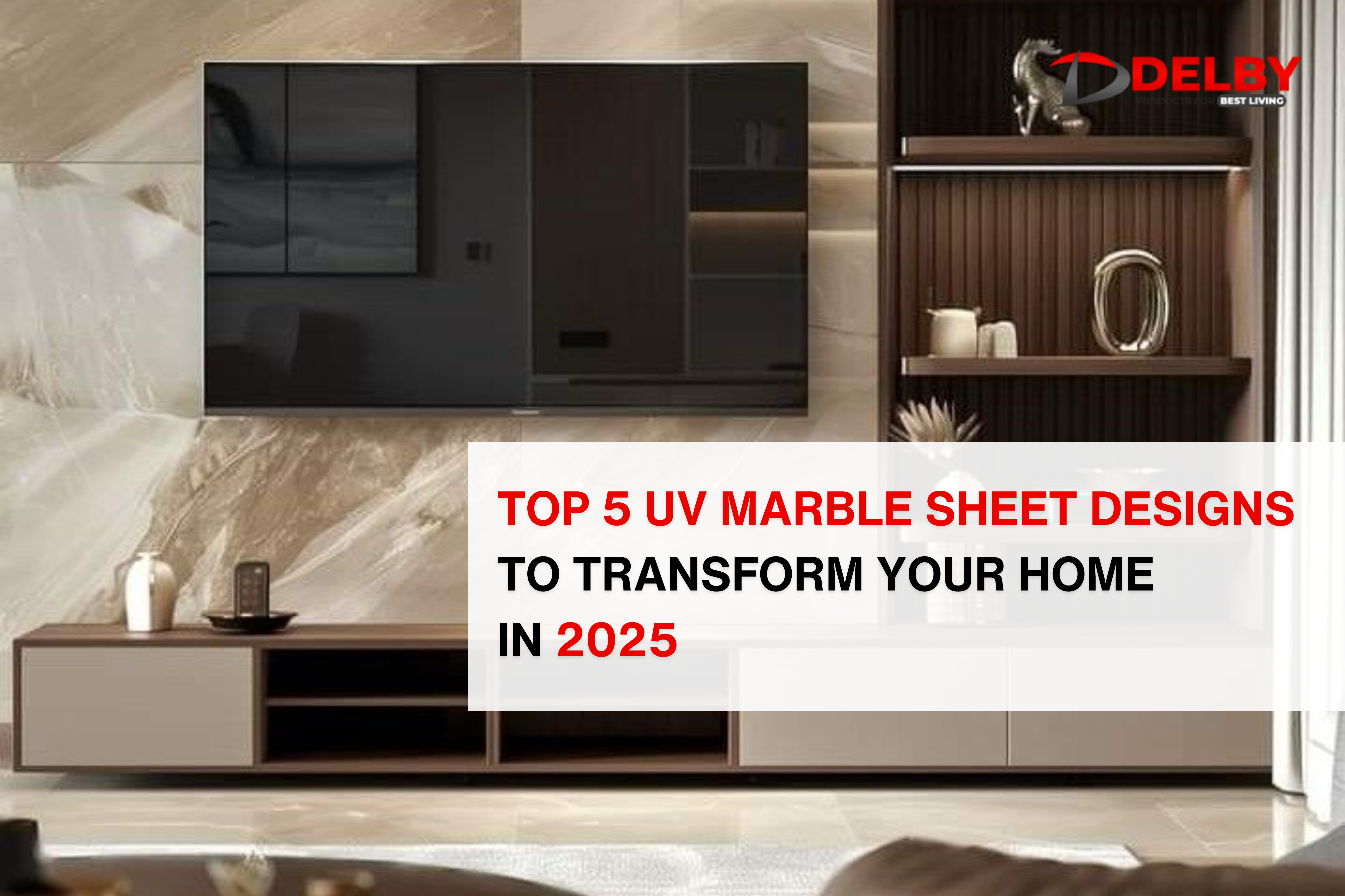Top 5 UV Marble Sheet Designs to Transform Your Home in 2025