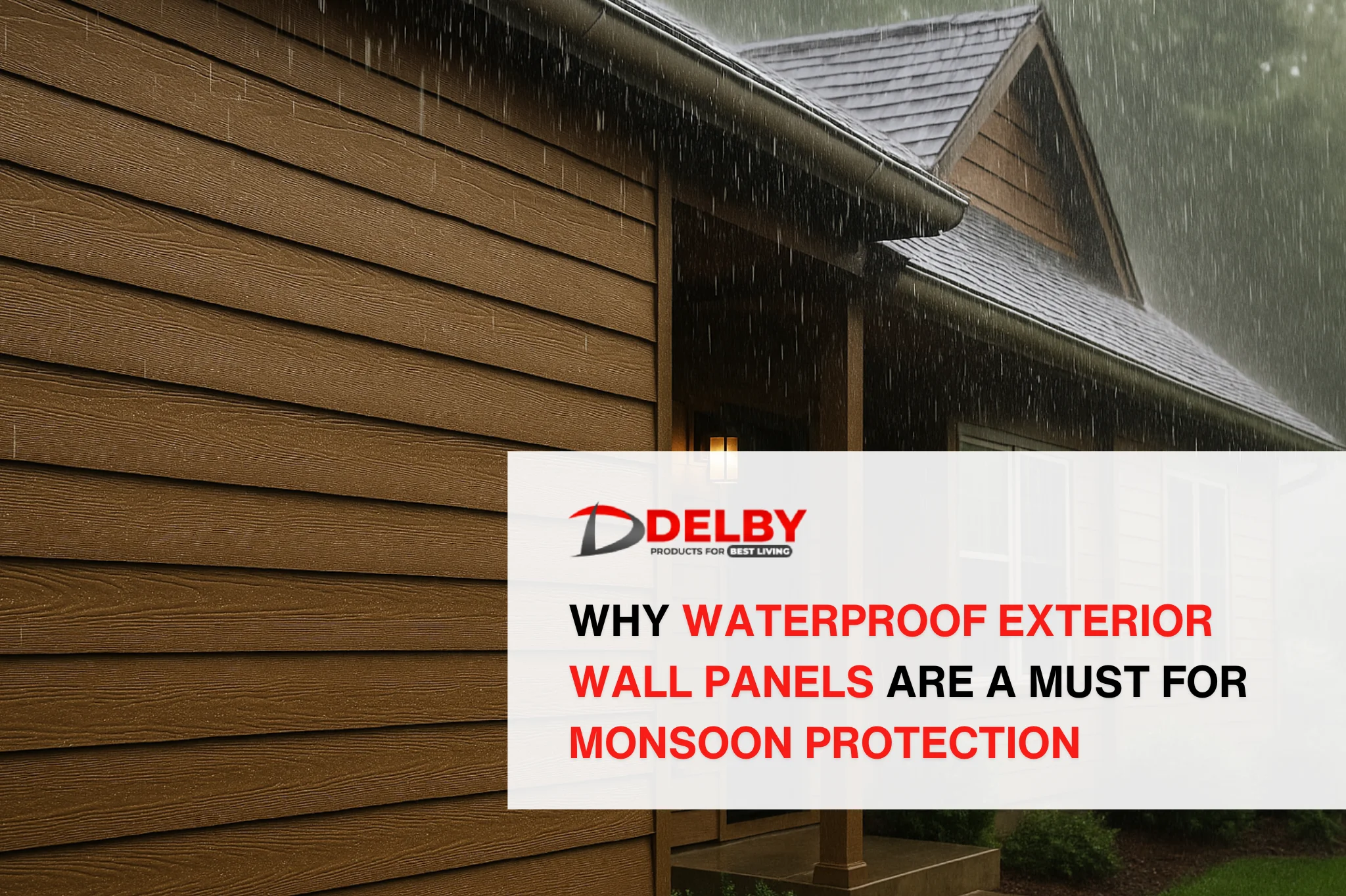 Why Waterproof Exterior Wall Panels Are a Must for Monsoon Protection