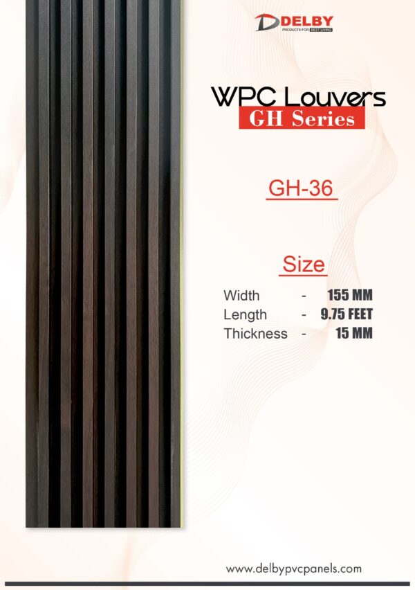 WPC LOUVERS - GH SERIES