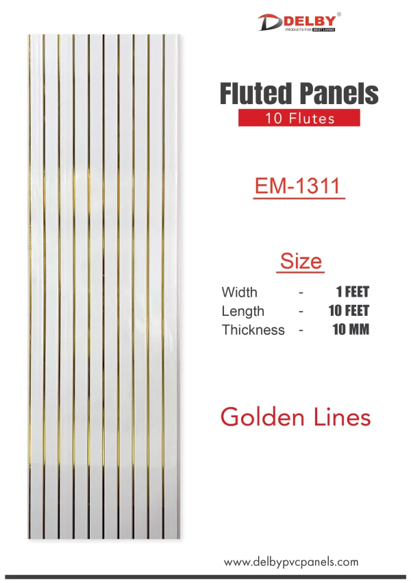Eco Fluted Golden Line Series