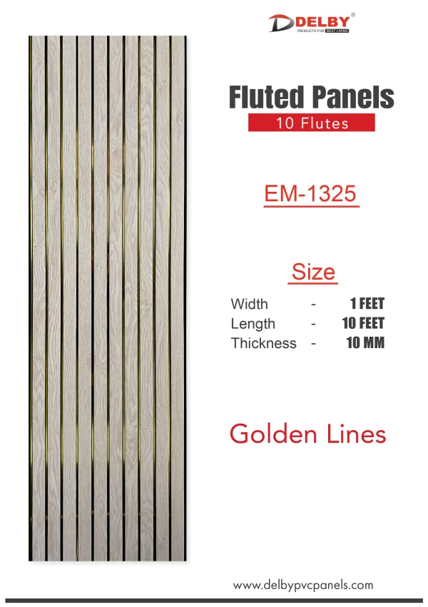Eco Fluted Golden Line Series